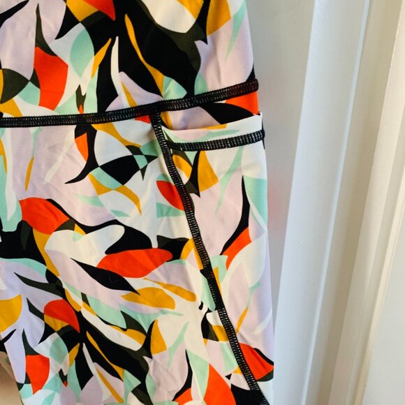 Sweaty Betty Multicolor Core Power 6” Cycling Workout Bike Shorts | 4-6 | Small - Picture 4 of 7